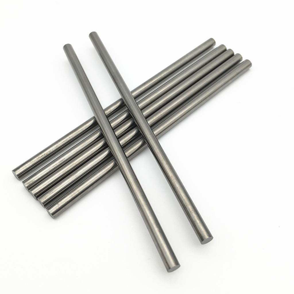 KLOT 5pcs TUNGSTEN Solid Carbide Round Rod 3.1mm-5mm X 100mm Lathe Bar CNC HRC50