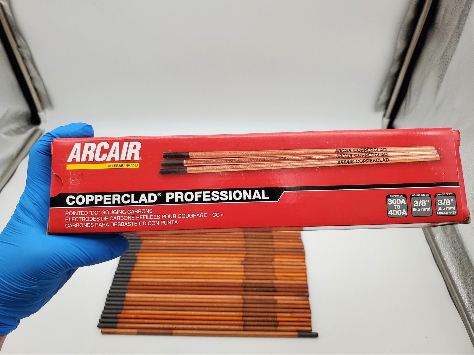 Arcair 1/4″ X12″ Copper Clad Gouging Rods TIG Welders 22043003 Pack of 50