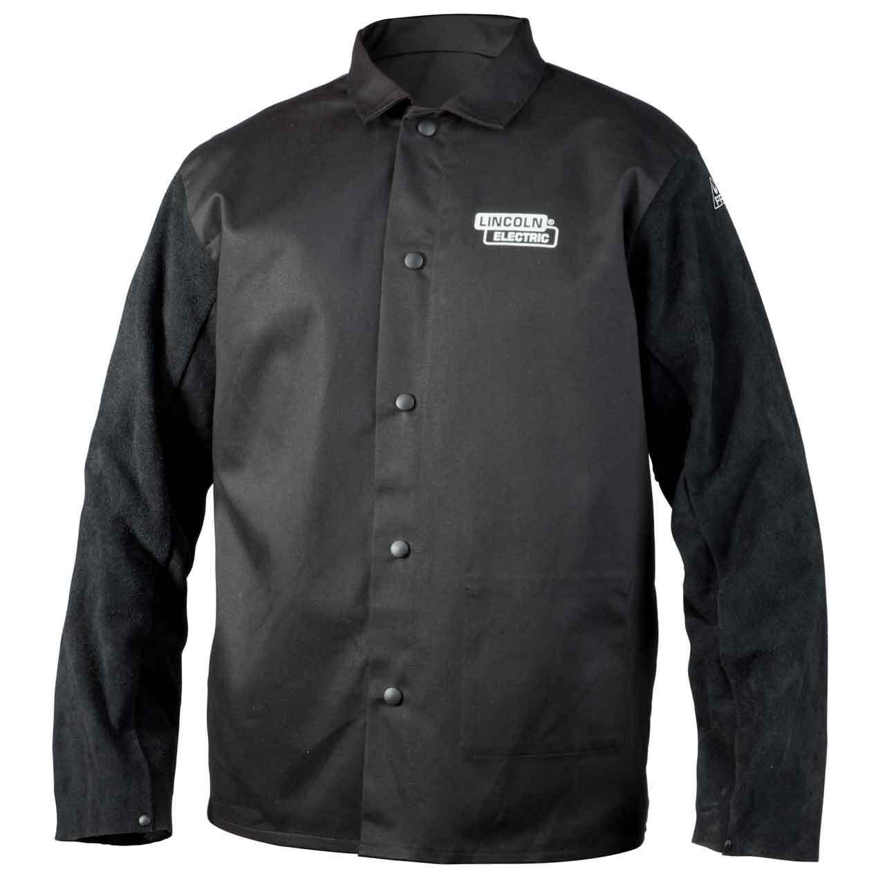 Lincoln Electric K3106 Traditional Split Leather Sleeved Welding Jacket 3XL