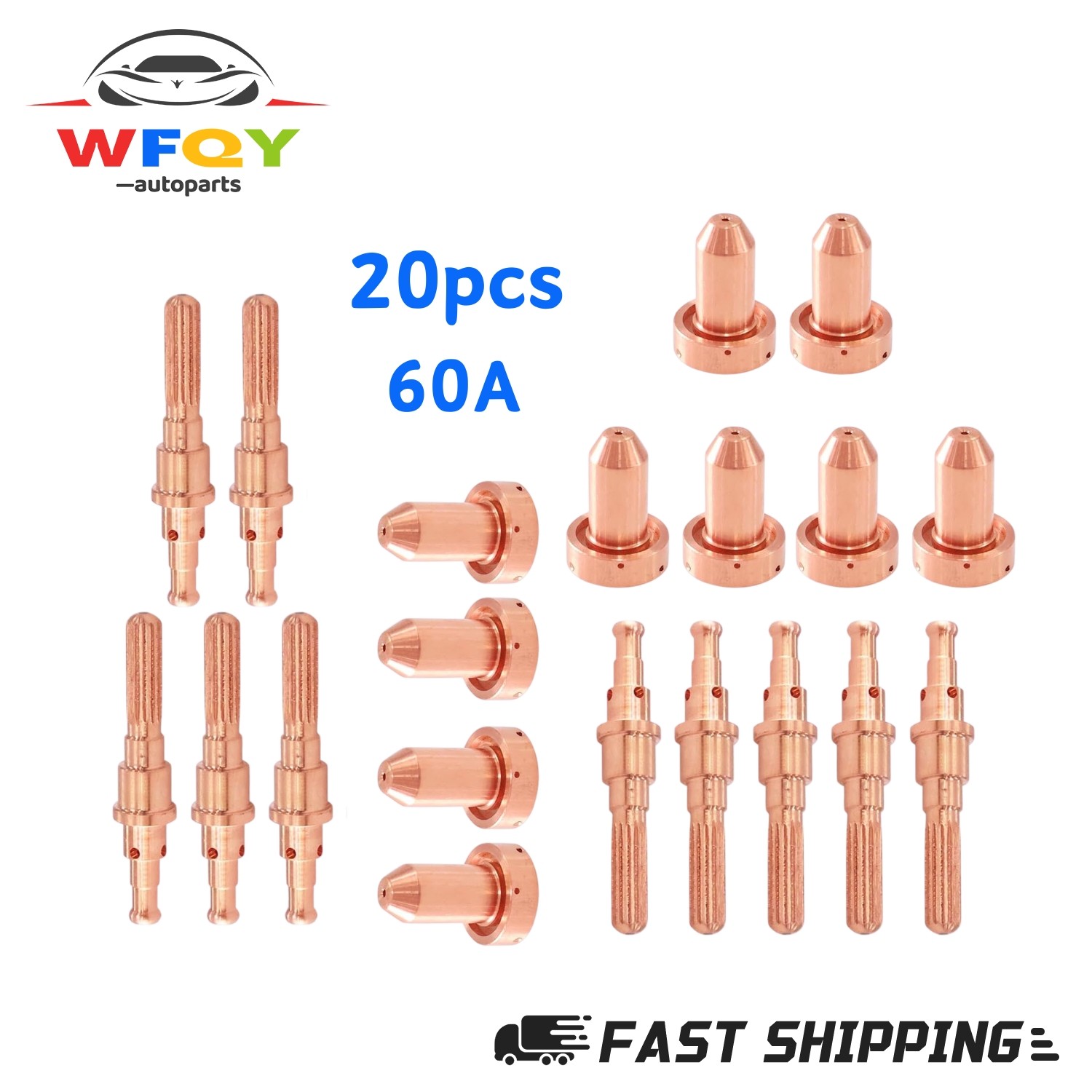 For Thermal Dynamics PK20 SL60 SL100 60A Plasma Consumables 20Pcs 9-8210