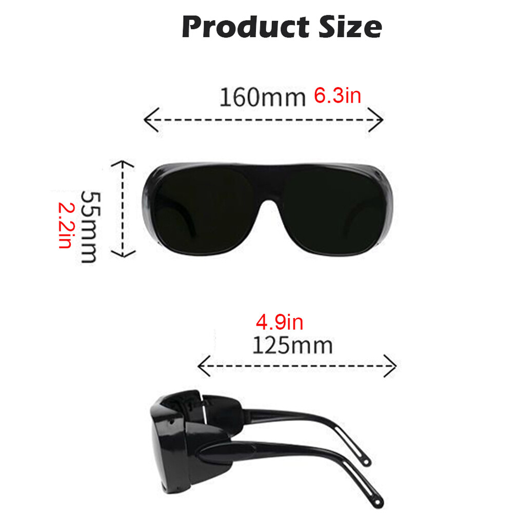 2 Packs True Color Auto Darkening Welding Goggles Welder Glasses