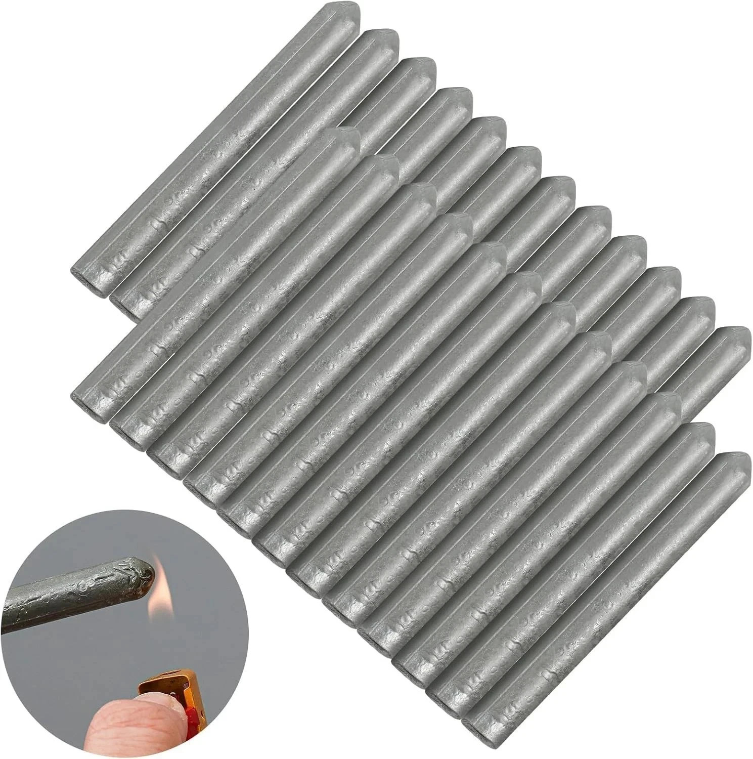 Tandefio 24 Pcs Low Temperature Universal Welding Rod Sticks Metal Easy Melt