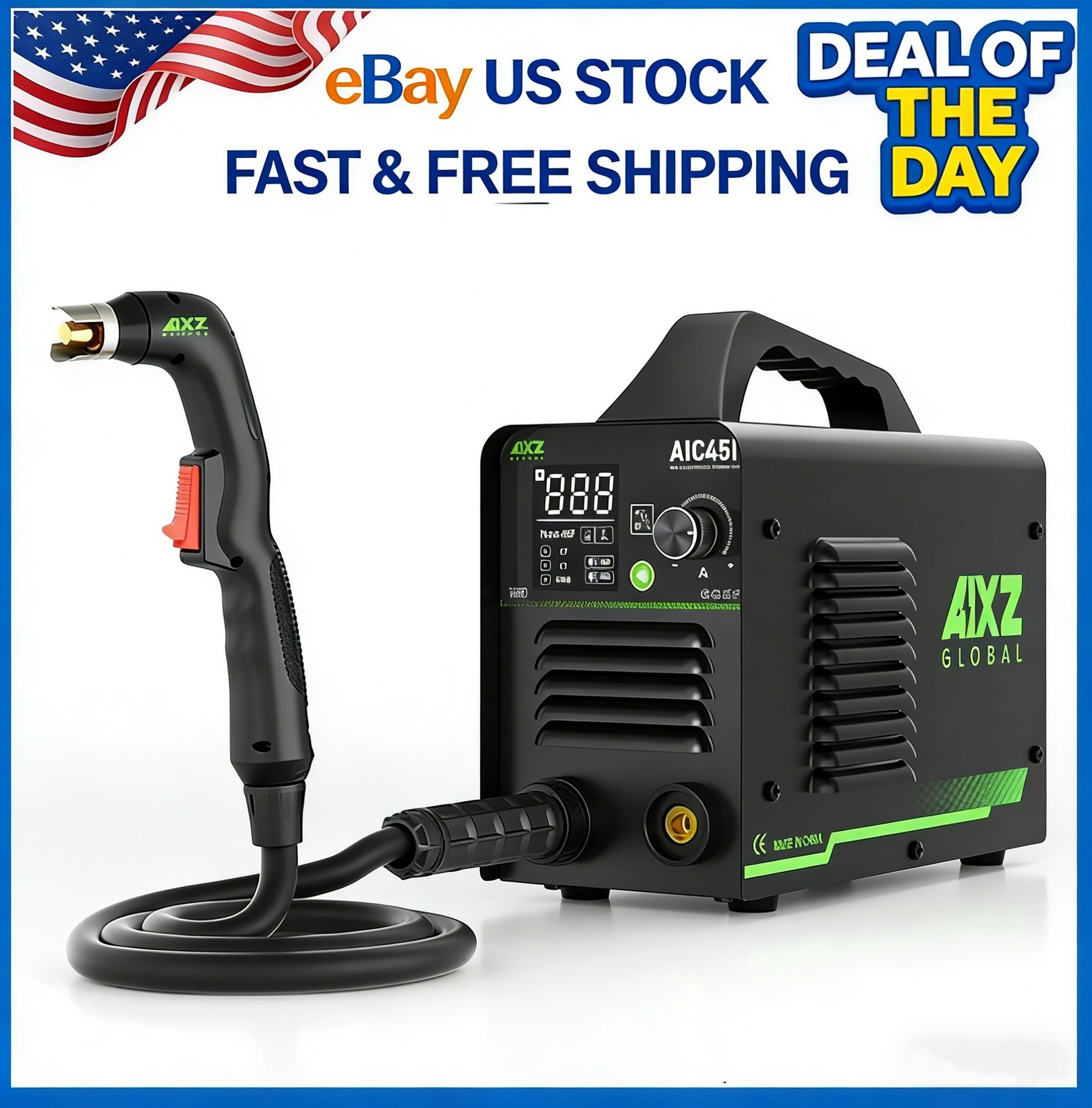 AIXZ Dual Voltage 110/220V IGBT Plasma Cutter Non-Touch Pilot Arc Non-HF Cutter
