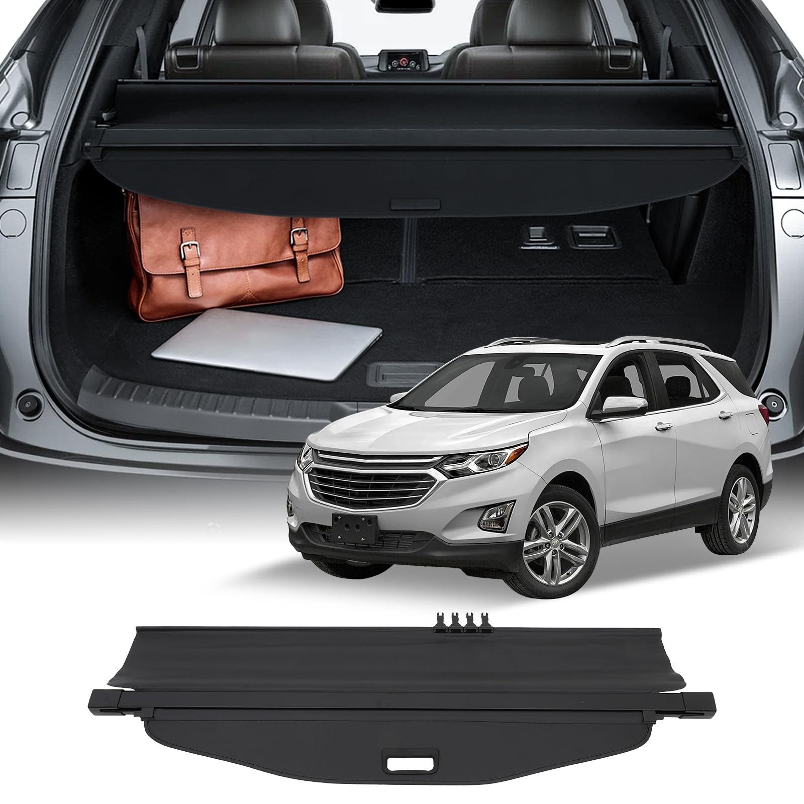 Retractable Rear Cargo Security Shade Cover for 2010-2017 Equinox Terrain