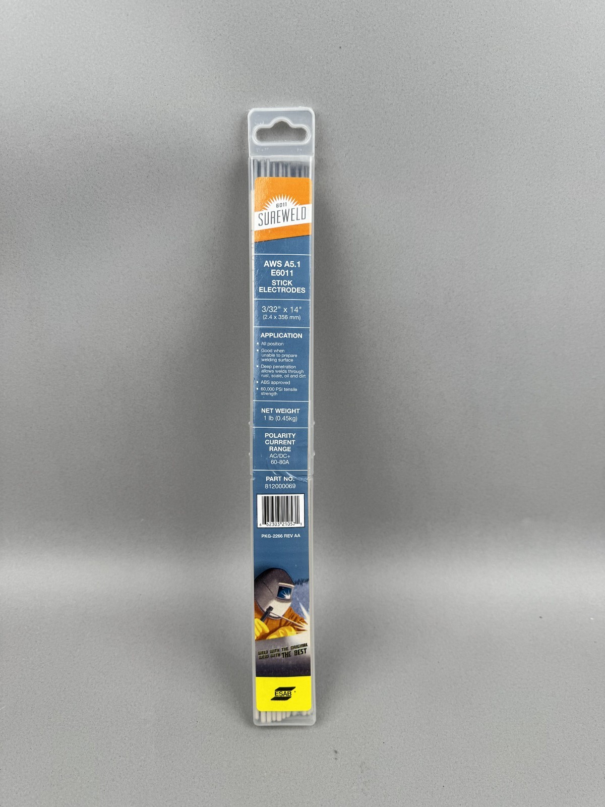 Sureweld 6011 Stick Electrodes AWS A5.1 E6011 – 3/32” x 14” 1lb