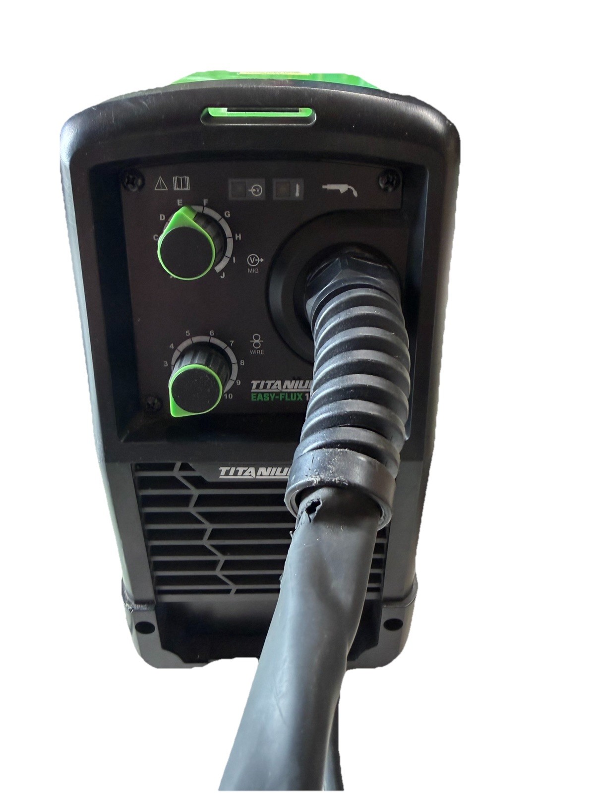 TITANIUM EASY-FLUX Flux Core Welder 120V Gasless Automatic Feed Steel