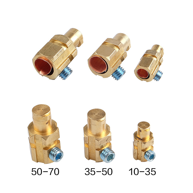 Male Female Copper Cable Connector Welder Quick Fitting Socket Plug Welding Tool