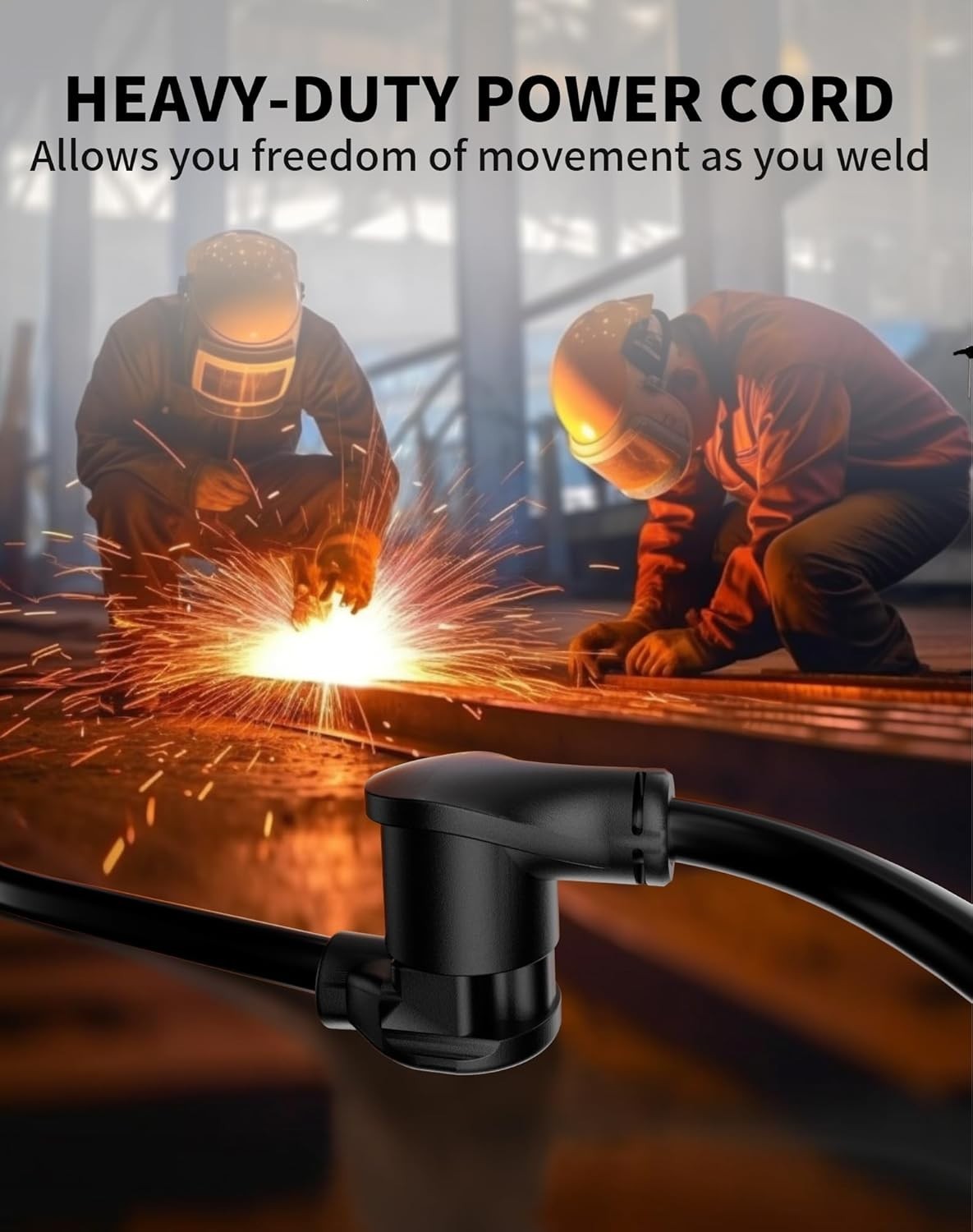 30A 50FT Welder Extension Cord 10 Gauge 250V NEMA 6-50 Heavy Duty ETL