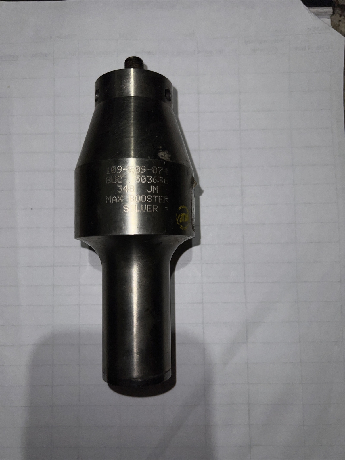 Branson 109-009-874 Buc 503636 348 JM Max Booster Silver