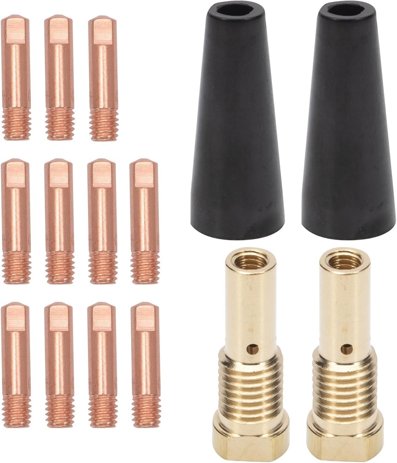 14PCS Flux Core Gasless Nozzle Tips Kit Compatible for Century FC90 80GL,Forn…