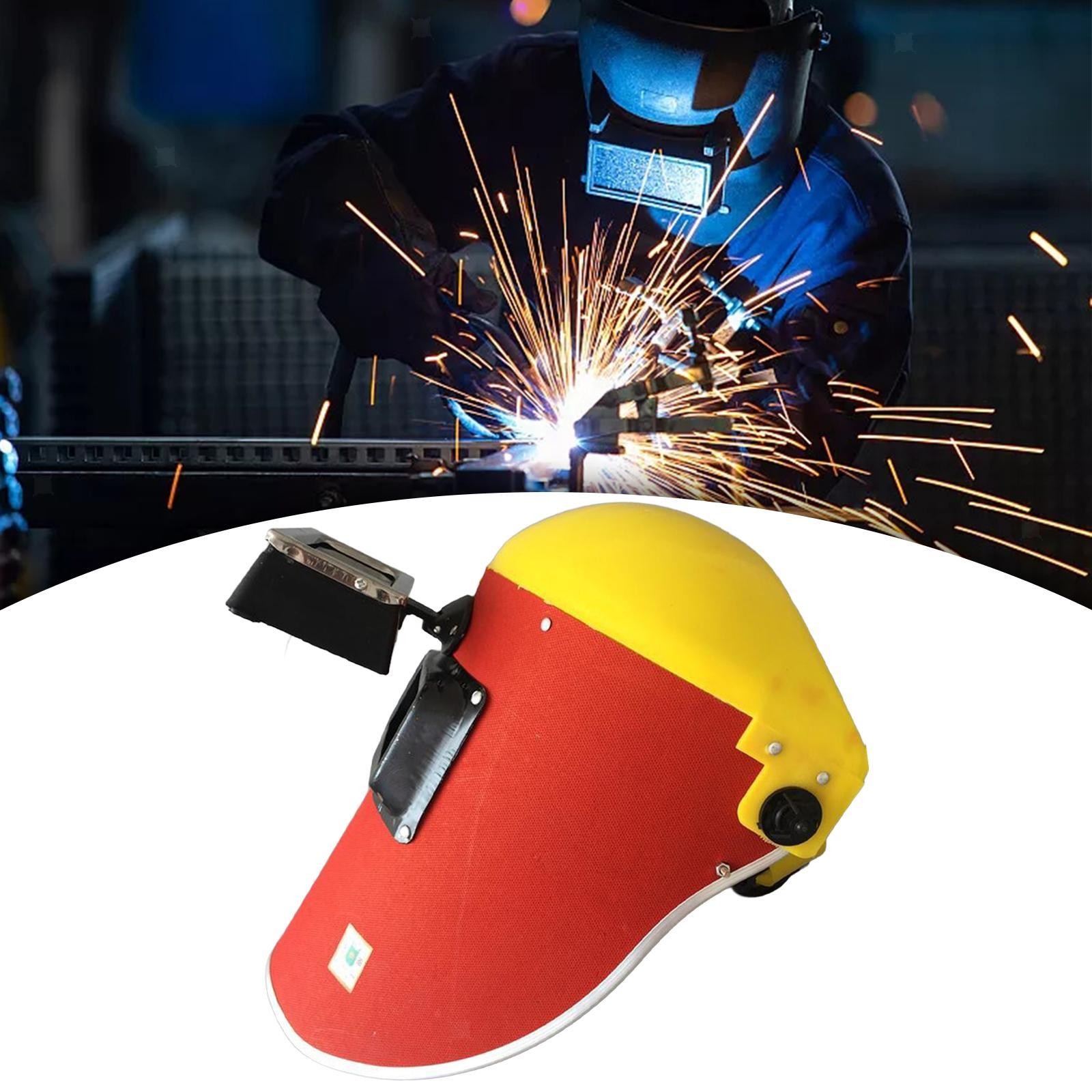 Welding Helmet Face Visor Workplace Supplies Comfortable Clear Protective Face