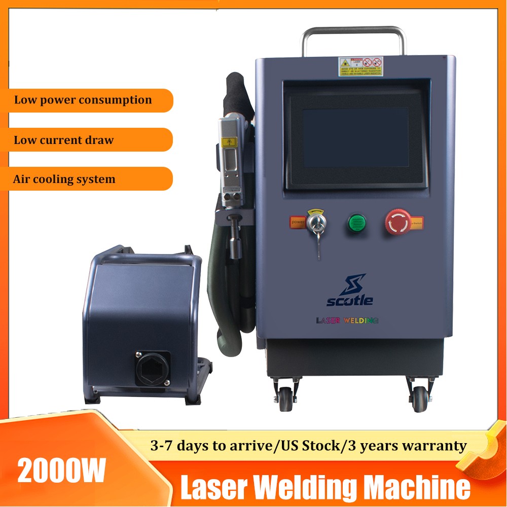 2000W 4IN1 Fiber Laser Welding Machine Cutting Rust Removal Tool Protable
