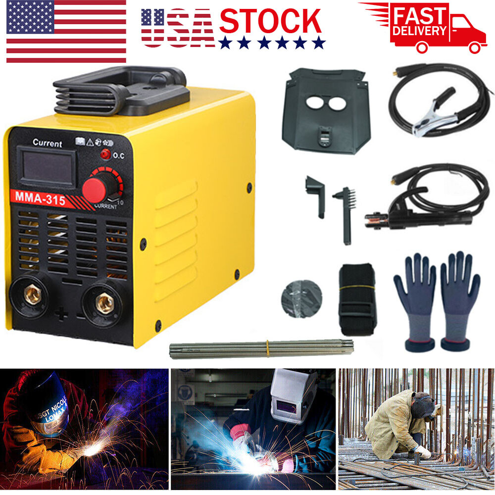110V 315AMP Mini IGBT ARC Welding Machine Inverter DC MMA Electric Welder Stick