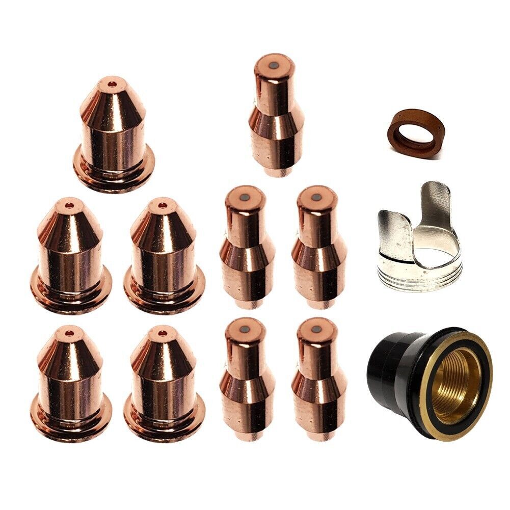 For Harbor Freight Titanium 45A Plasma Cutter Nozzle & Electrode Replacement-Kit