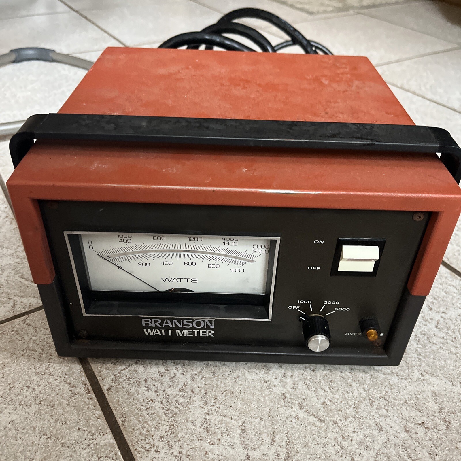 Branson Watt Meter – Model A410A 100 130 230 Input 50/60Hz Works