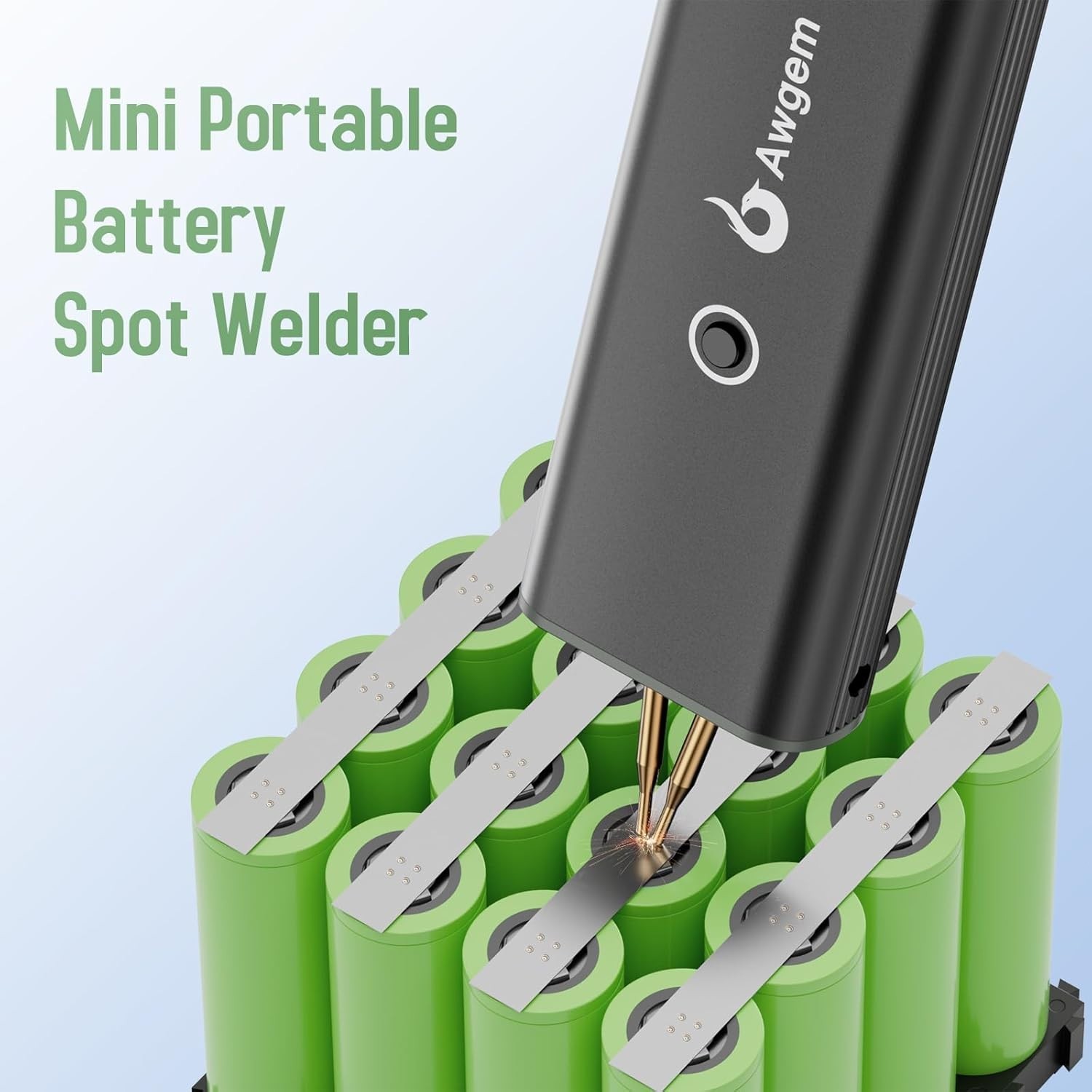 Awgem Handheld Mini Portable Spot Welder 90 Gears for 18650 Battery DIY Welding