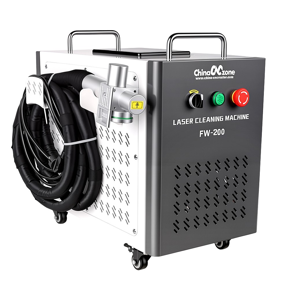 200W JPT Pulsed Laser Cleaning Machine Laser Cleaner For Wood Metal Paint Remove