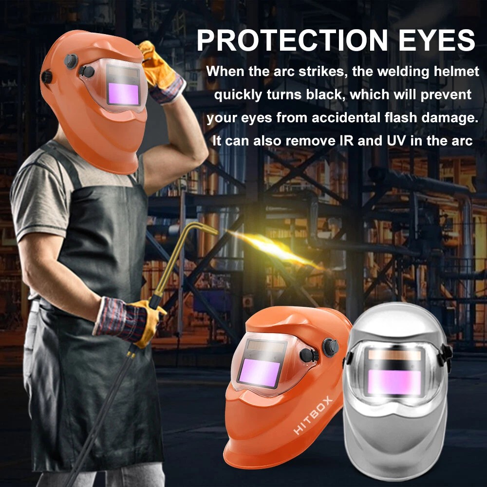 3IN1 Gasless MIG Welder 200A Flux MIG/Lift TIG/MMA 110V Welding Machine w/Helmet