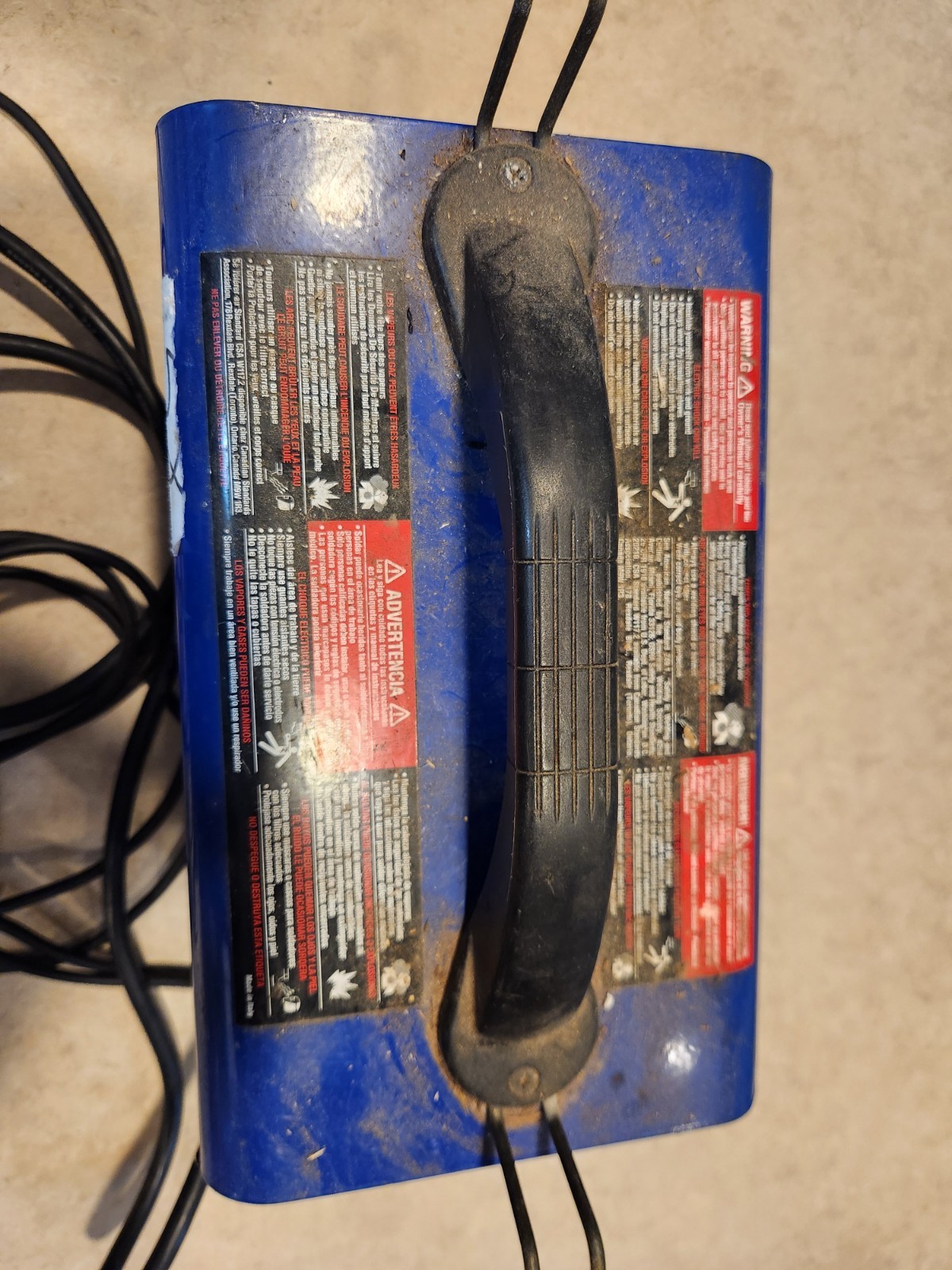 Campbell Hausfeld portable 110v Metal Arc Welder 70 Amp – Used Untested Power On