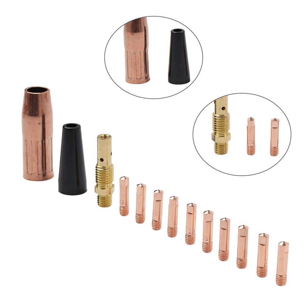 13pcs MIG Gun Nozzle Tip Kit For Weld Pak 100 100HD 140HD 175HD