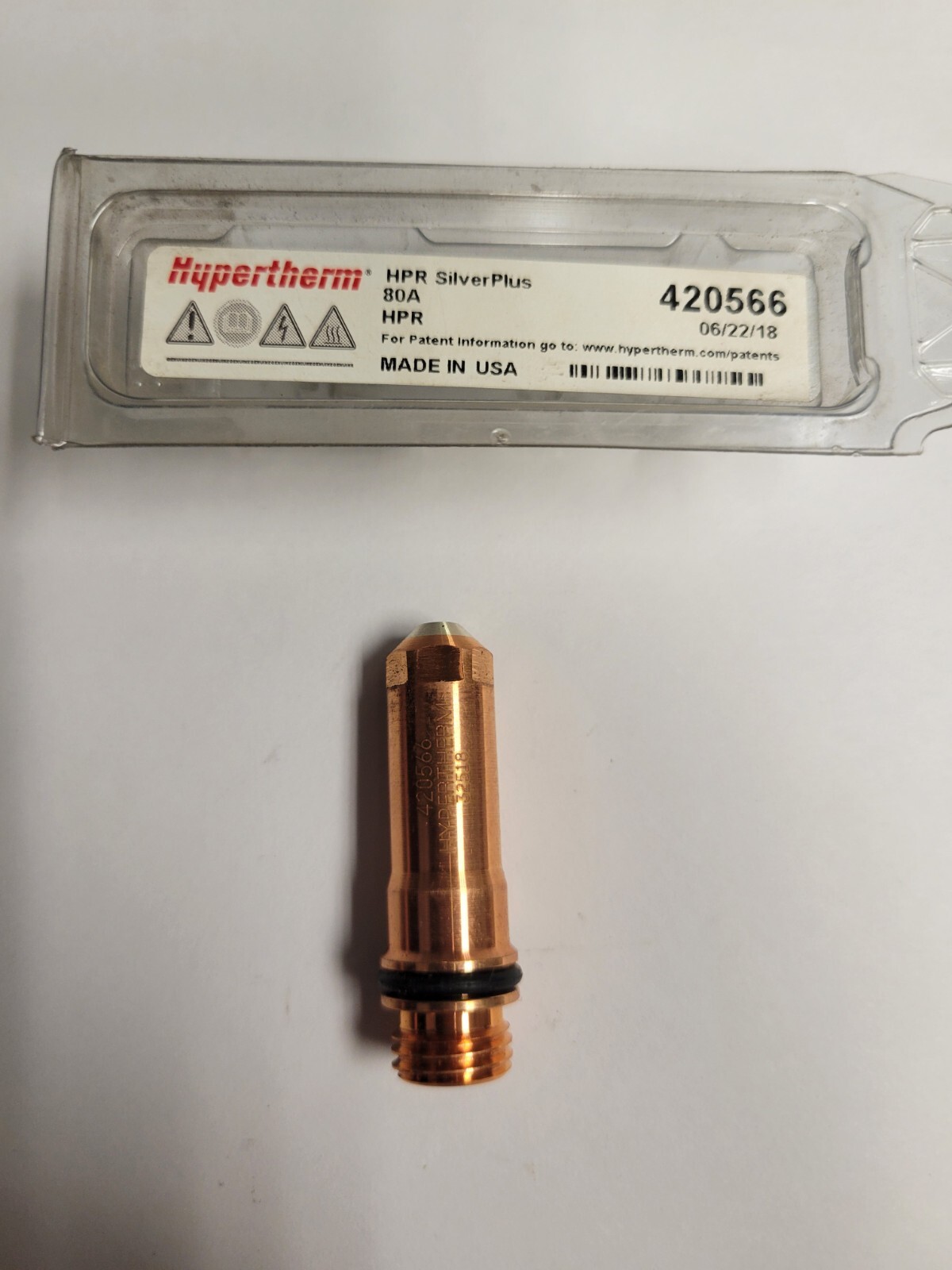Hypertherm 420566 Electrode HPR 80 Amps. ***61 pcs***.