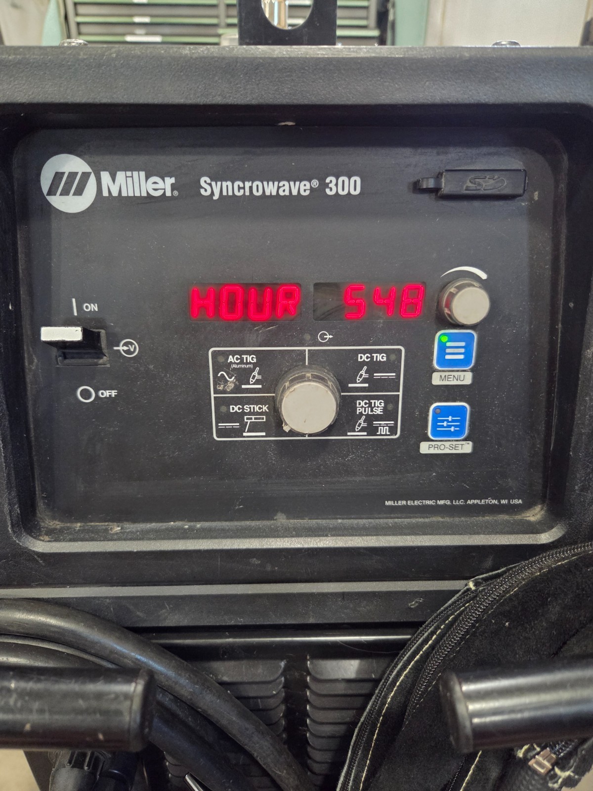 Miller Syncrowave 300 (Latest Model) TIG Runner Package AC/DC Pulse 548 Hours
