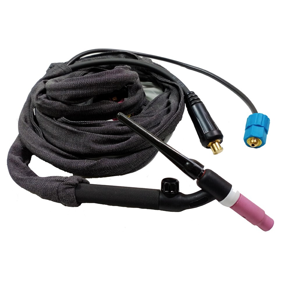 WP17-FV TIG Torch GTAW Gas Tungsten Arc Welding Torch WP17 Argon 4m 13ft Air Coo