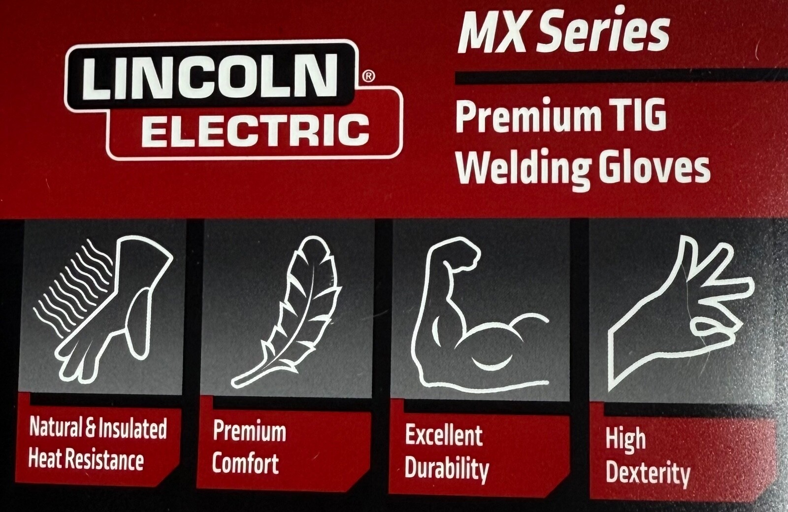 Lincoln Electric K5132- Series. MX Series Premium TIG Welding Gloves.