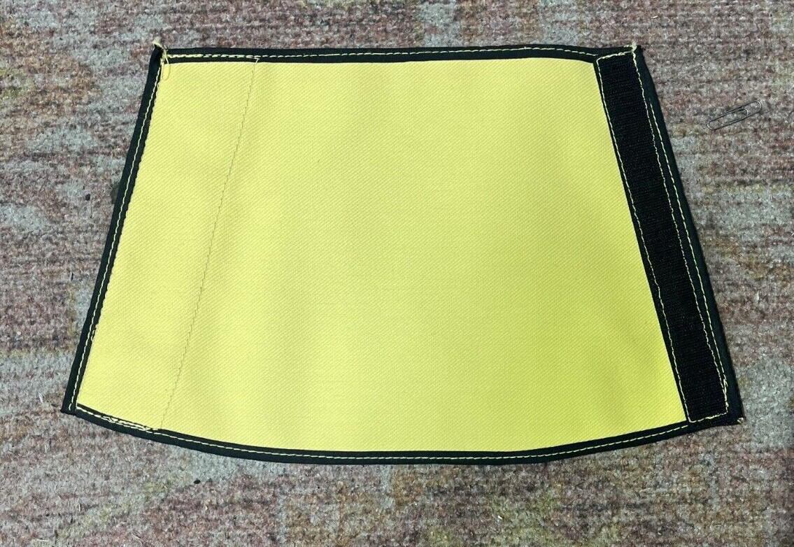1- 9″ Yellow Cut Resistant Made With Kevlar Wristlet Sleeve W/ Vel Cro Straps