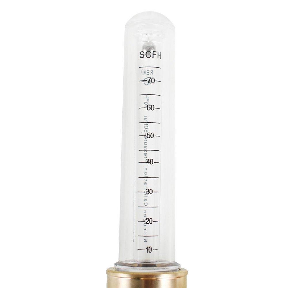New Nitrogen Flow Meter Max inlet Pressure 50 PSIG Brass Body Construction US