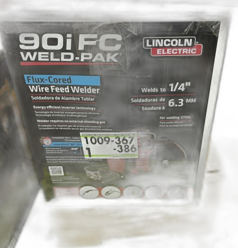 Lincoln Electric WELD-PAK 90i FC Flux-Cored Wire Feeder Welder (No Gas)