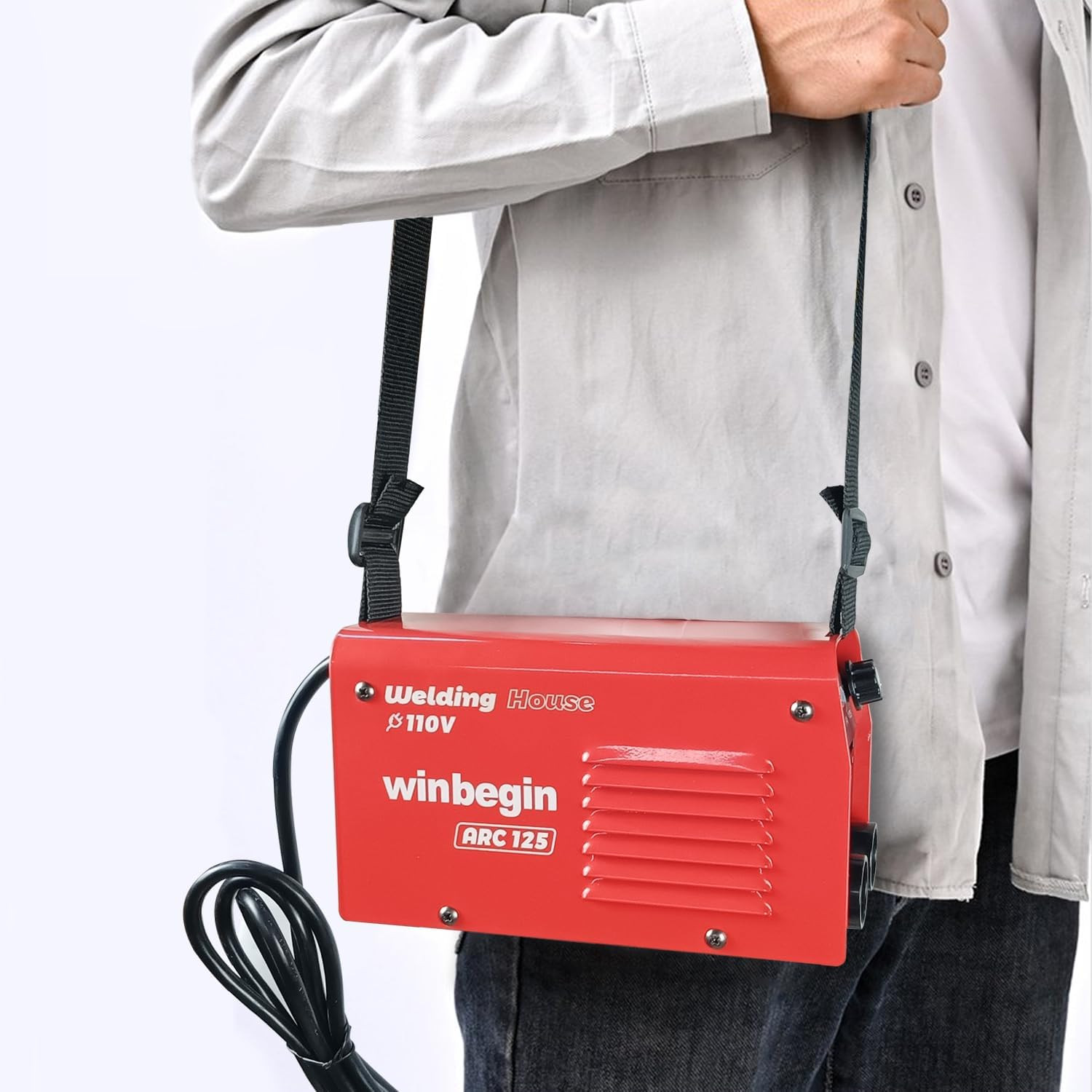 125A 110V Mini Welding Machine, Arc Welder & Stick Welder, Portable IGBT Inverte