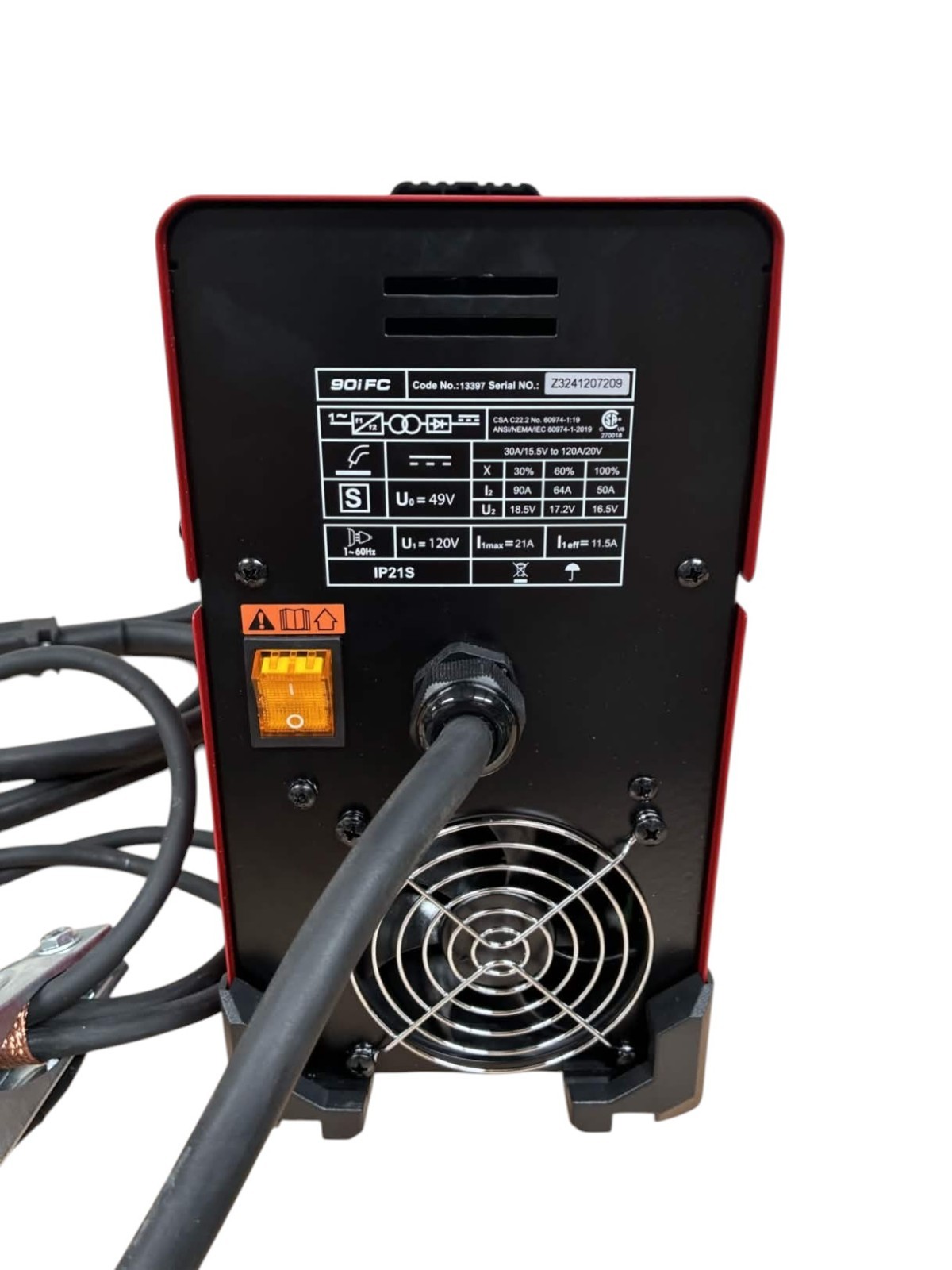 Lincoln Electric 90i FC WELD-PAK Flux-Cored Wire Feed Welder K5255-1