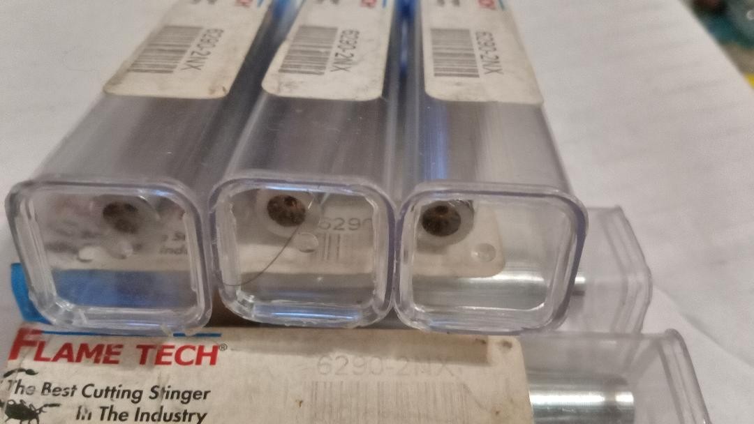 6 New Open Box Flame Tech 6290-2NX Cutting Tips Harris’ Model 62-5F Torch Sz 2