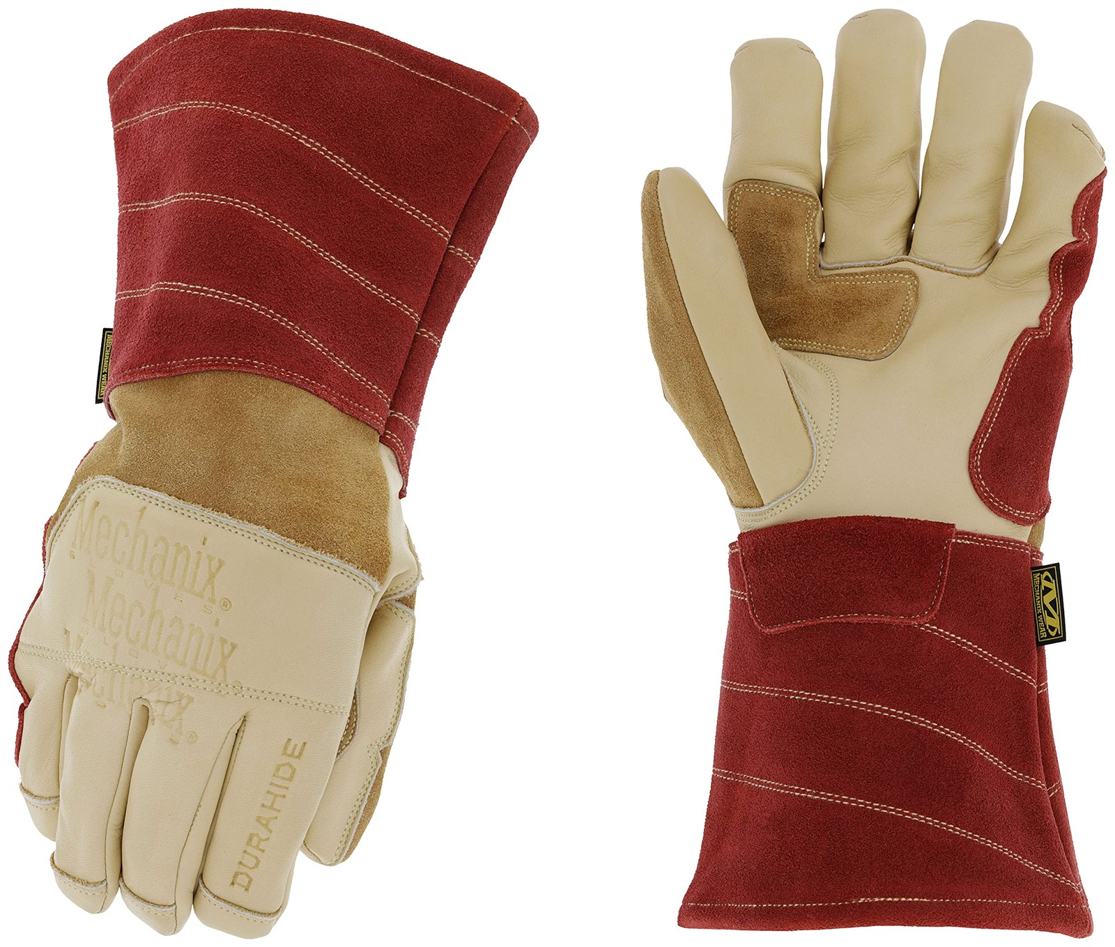 Mechanix Wear Flux Mig Welding Gloves Durahide Cow Leather Heat Resistance