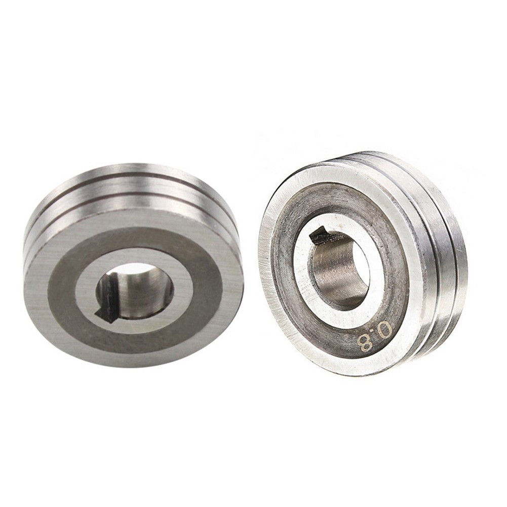 2PCS V-Groove for mig for welder Drive Roller Roll 0.6-0.8 & 0.8-1.0 Knurled