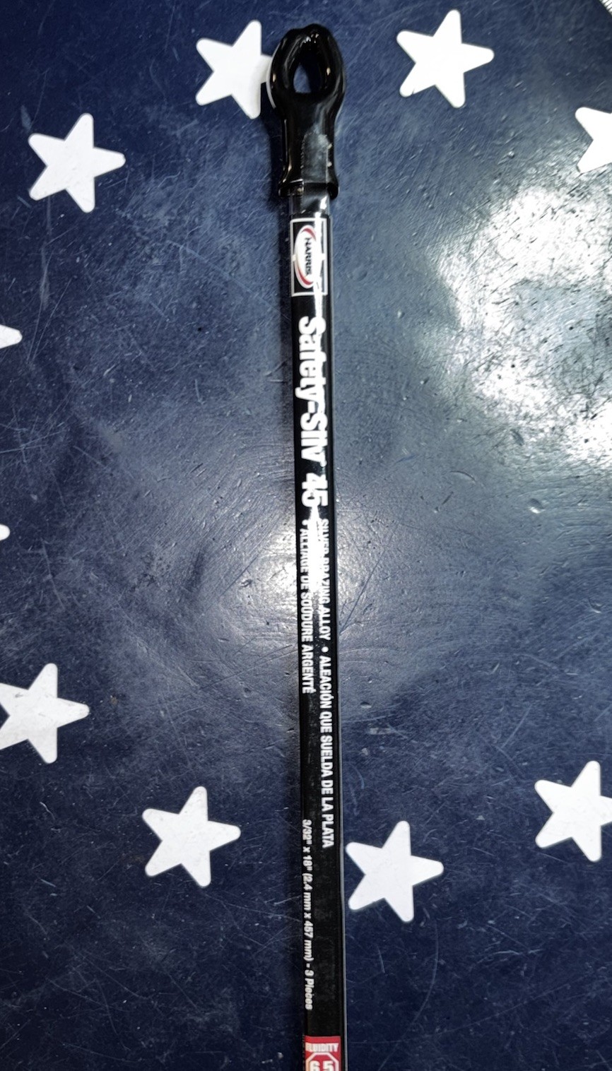 Harris Safety-Silv 45 High Silver Brazing Alloy 3/32″ x 18″ 45518LMPOP 3 Sticks