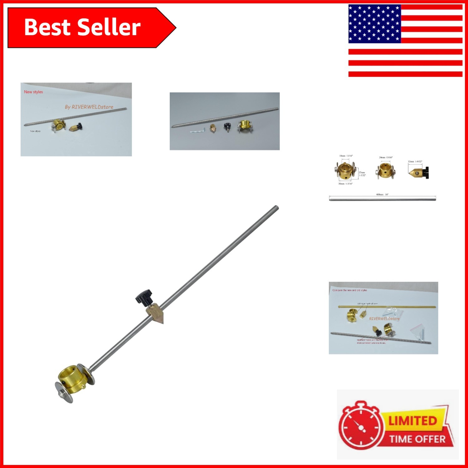 Versatile PT-31 Plasma Cutter Guide Wheel with Smooth Circle Roller Action
