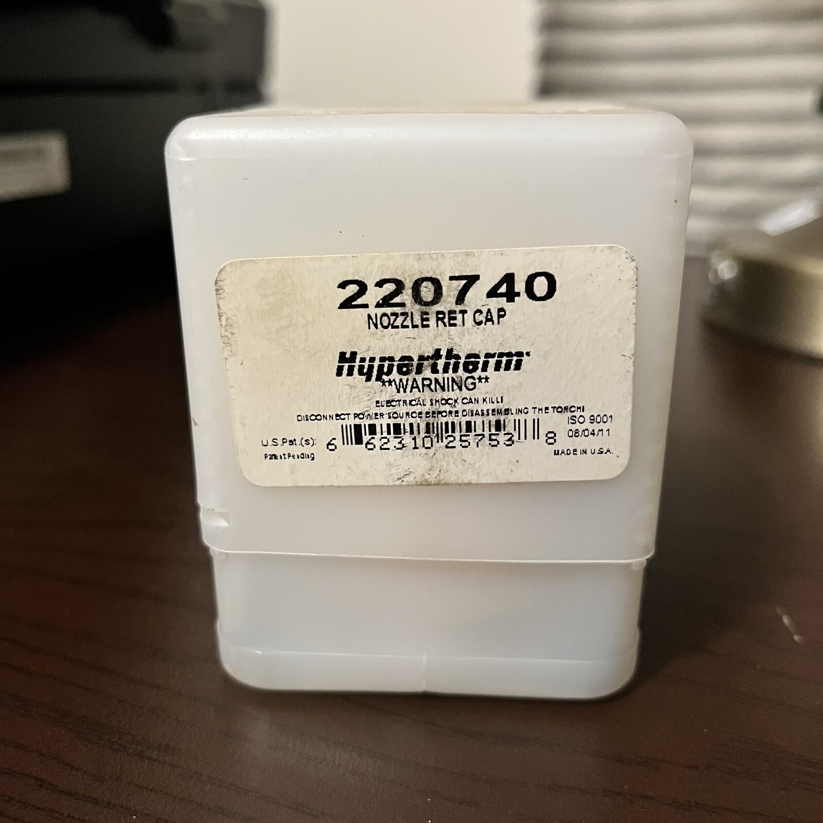 Hypertherm 220740 Cap HPR400XD 260A Bevel Nozzle Retaining Ms