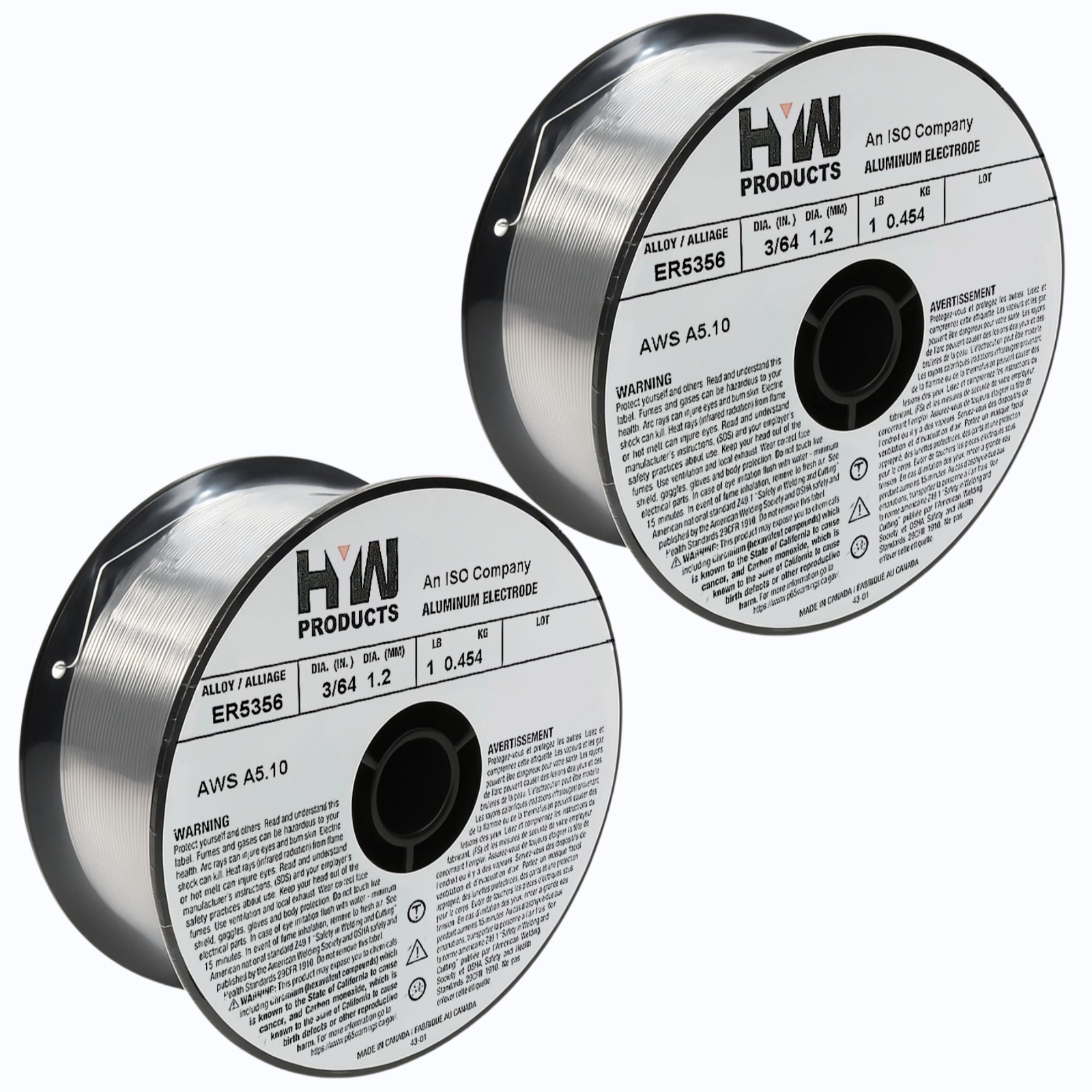 ER5356 Mig 3/64″ Aluminum Welding Wire 1-LB (Made in North America) 2-Pack