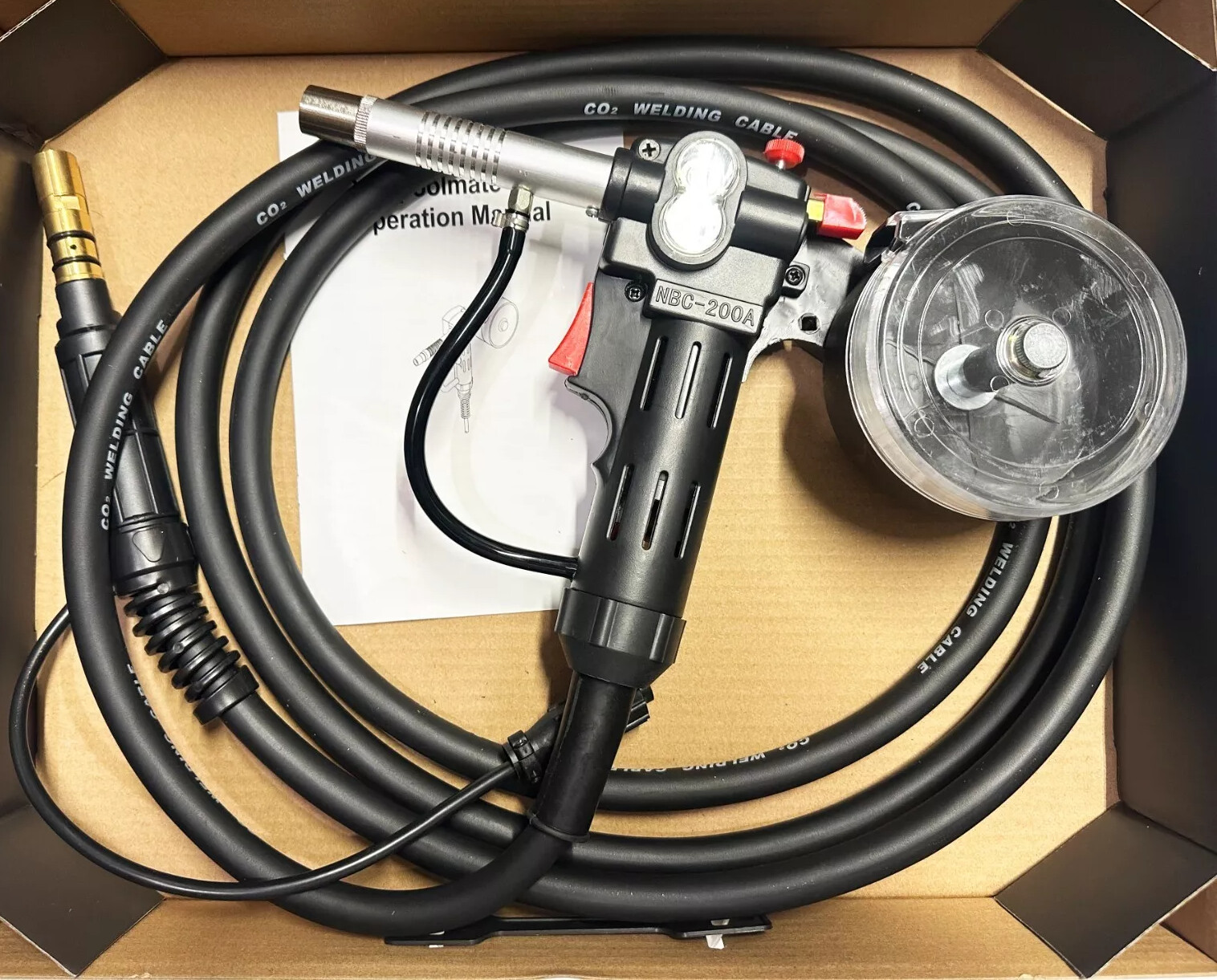 Miller Spoolmate 100 Replacement Spool Gun 10ft, 4 Pin Trigger – Aluminum Wire