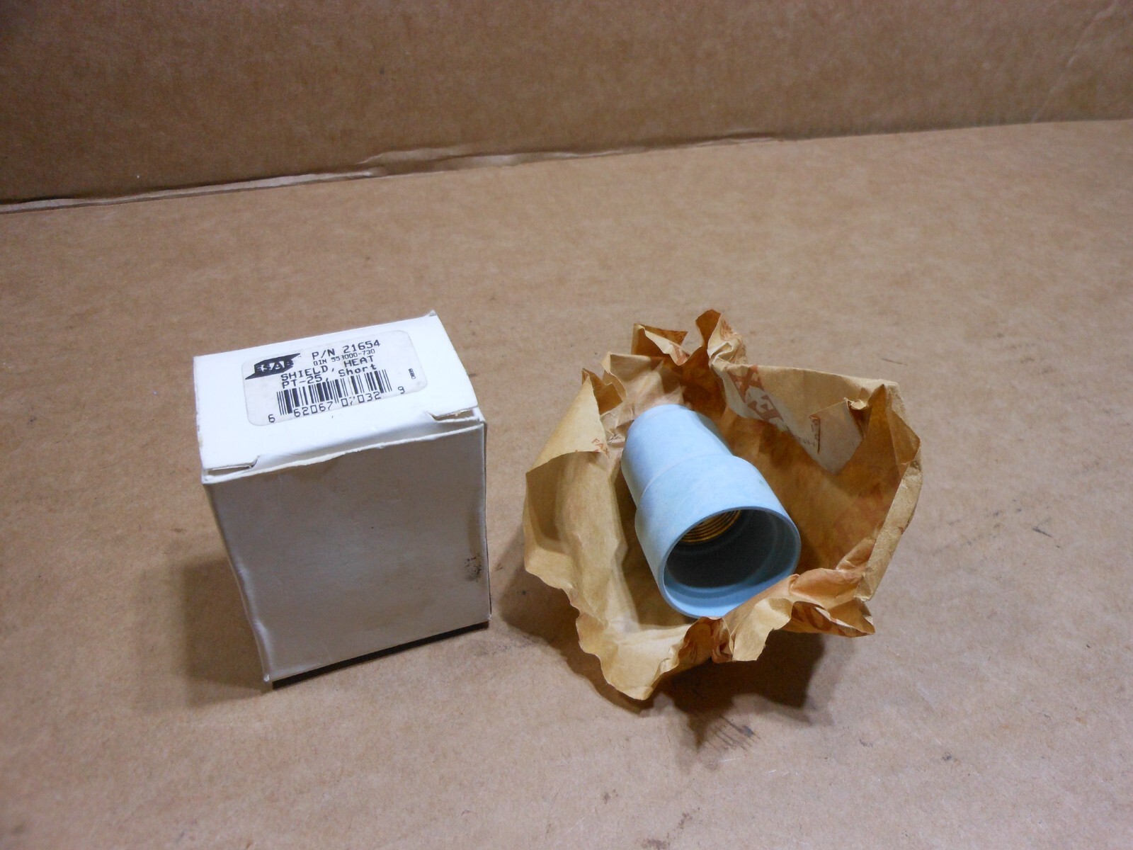 21654 Retaining Cap Heat Shield Short Esab PT-25 Plasma Cutter Torch