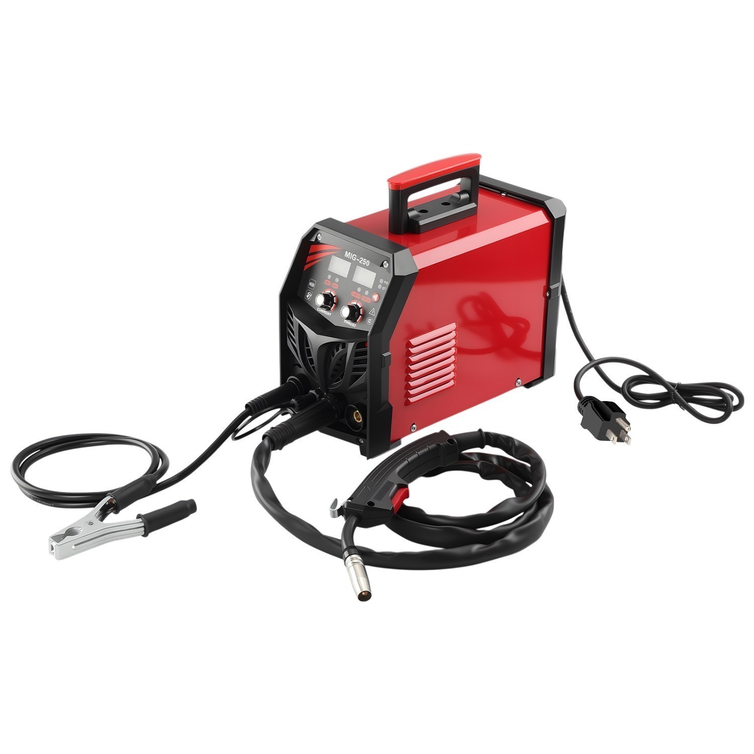 250A MIG Welder 110V Gas/Gasless Flux Core Stick Lift Tig Welding 250A MIG