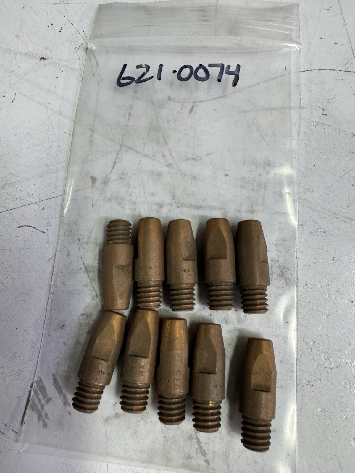6210074 Contact Tip Pack Of 10 MK Products Cobramatic Parts New Old Stock