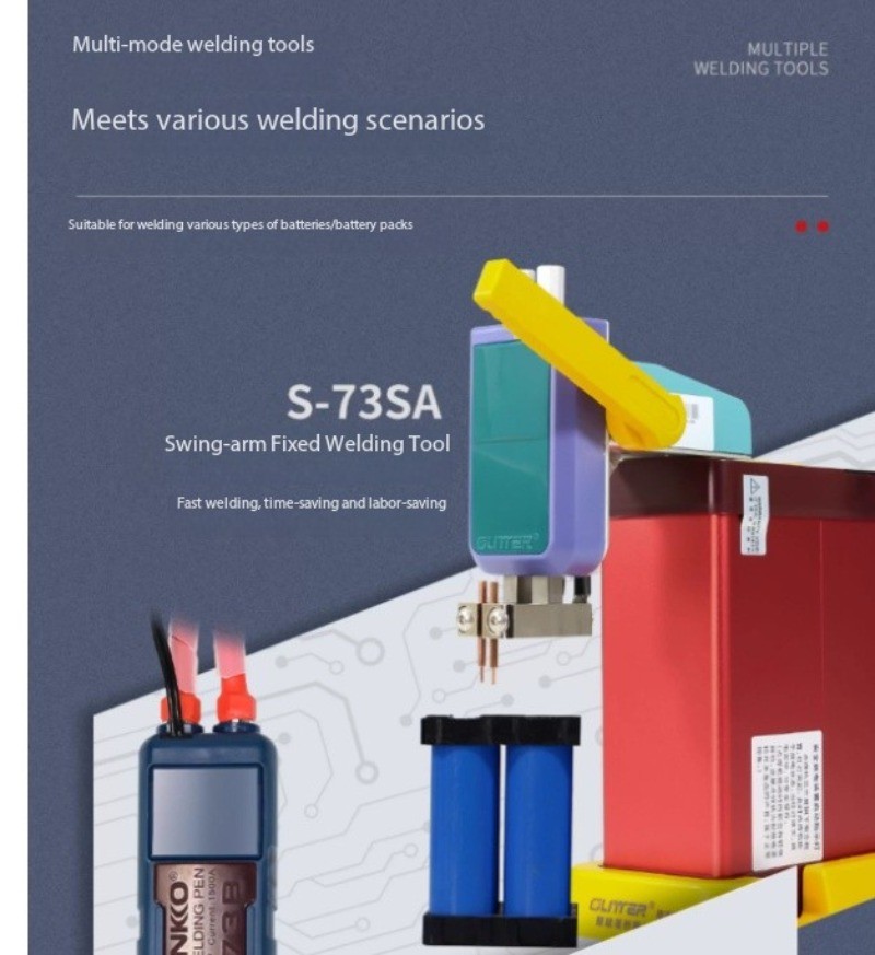 801D Spot Welder 18650 Household DIY Handheld Compact Large-Cell Butt Welder