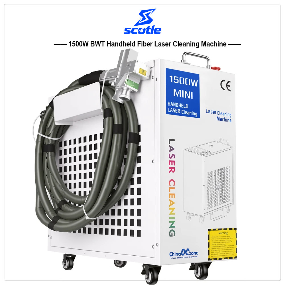 BWT 1500W Fiber Laser Cleaning Machine Rust Remover Paint Oxidation Coating