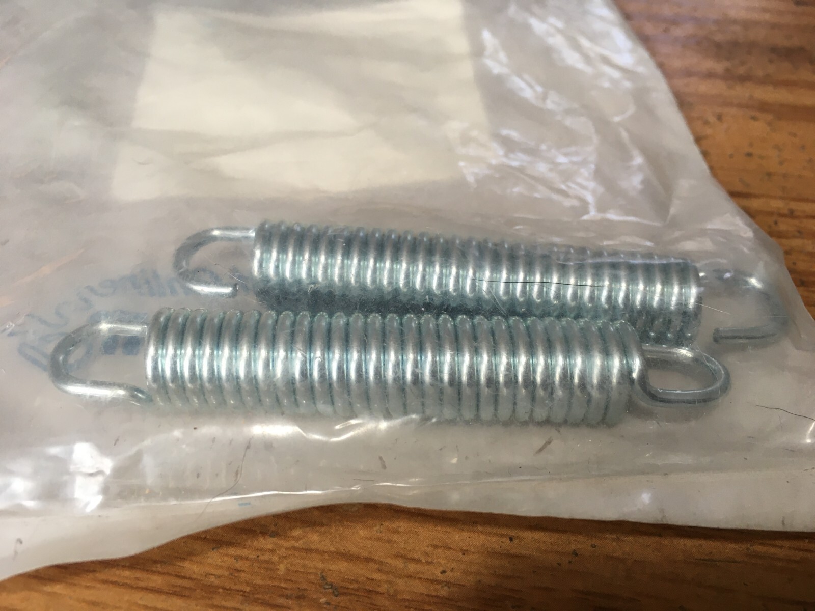 (2) 0.531″OD x 0.091″Wire 3-1/2″L Loop End #80 Steel Hard Drawn MB Spring