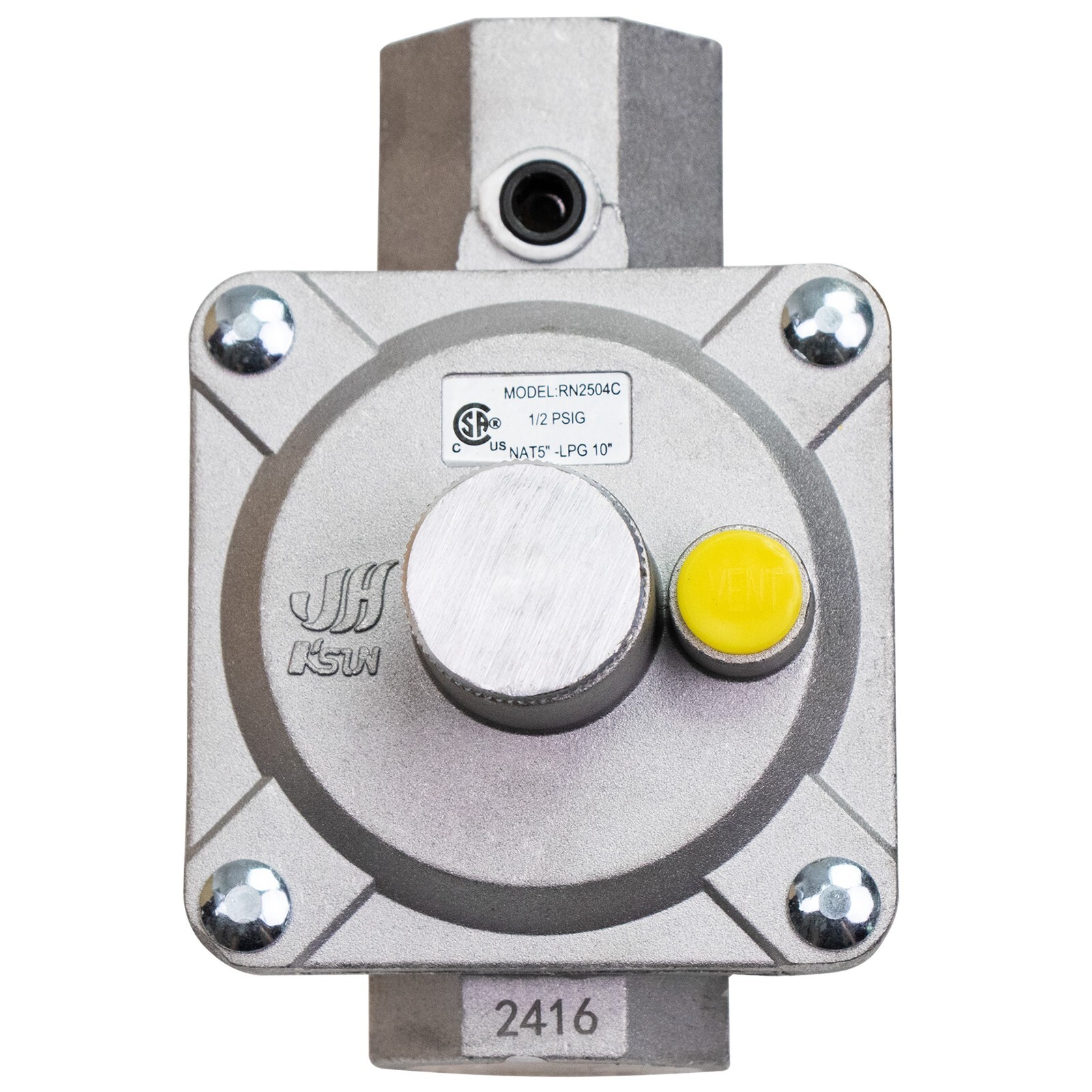 JH KSUN RN2504C Gas Regulator 1/2 PSIG 3/4″ NPT Natural Gas and Liquid Propane