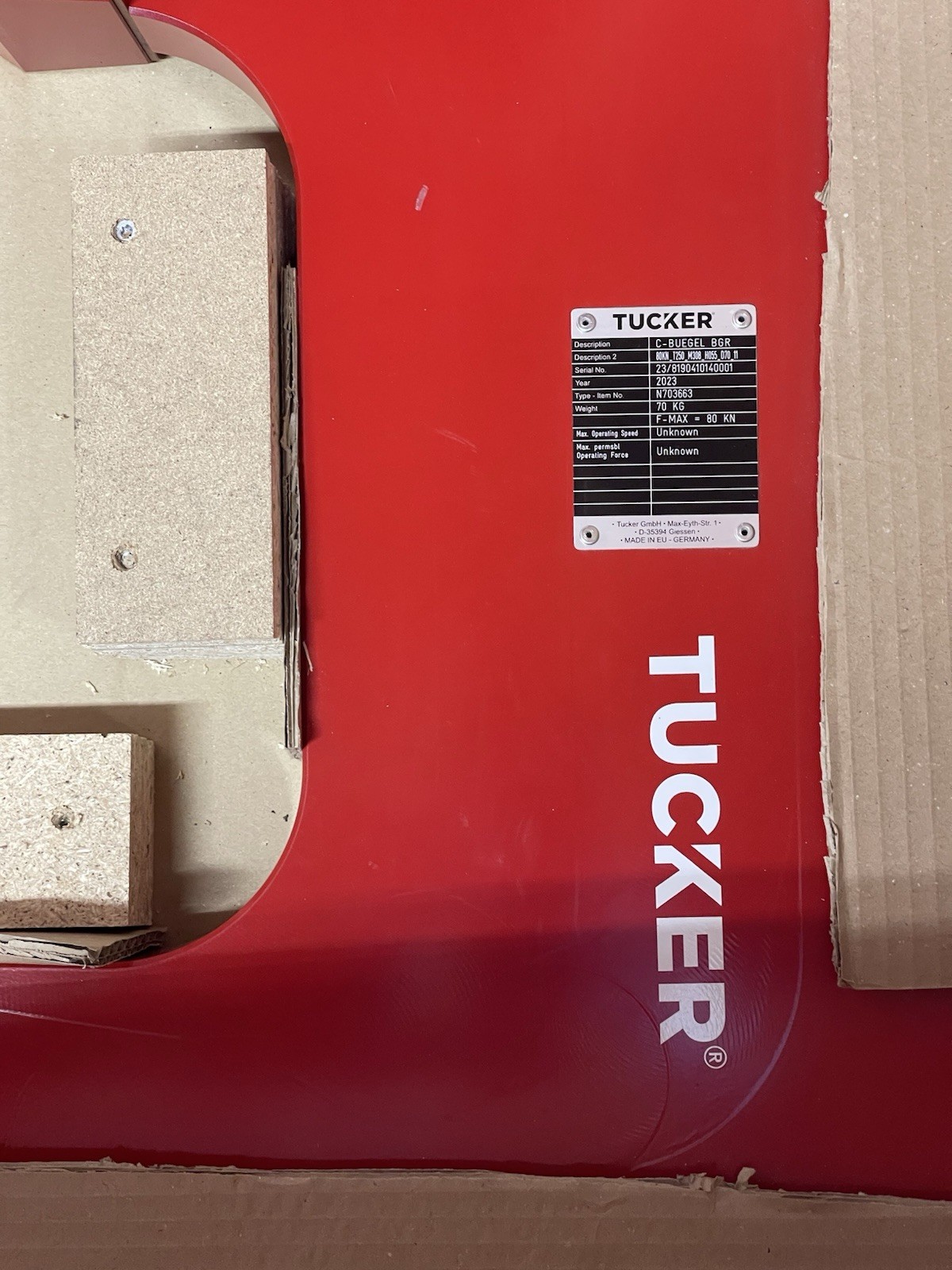 Stanley Tucker SPR System TRC, TSC, TRT, C-Frame, Bedienterminal and Airbox