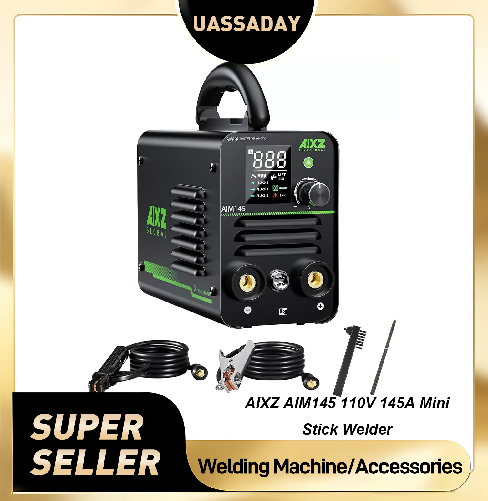 3 IN 1 Stick Welder 110V MMA/Spool Gun/LIFT TIG ARC Mini Welding Machine 145AMP